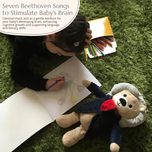 Miniatura 7 de Ludwig Van Beethoven - Oso virtuoso, música clásica para bebés, juguete educativo para bebés, niños y adultos