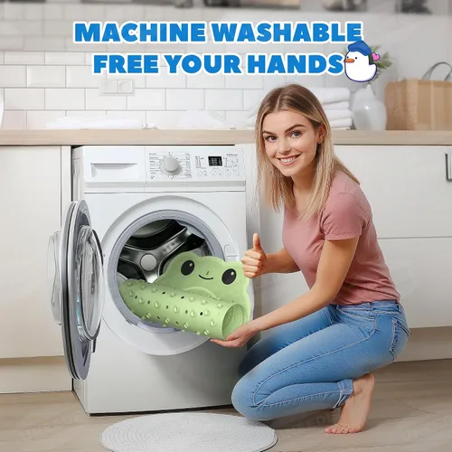 Miniatura 6 de UNEEDE Tapete de baño para niños, tapete de ducha antideslizante para niños pequeños, superficie antideslizante lavable, tapete de goma suave