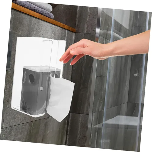 Miniatura 9 de Servilletero de baño, soporte de papel higiénico montado en la pared, dispensador de toallas de papel, soporte de pared para papel higiénico