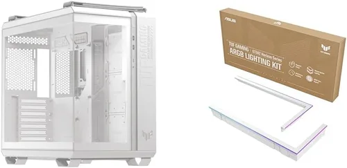 Miniatura 3 de Paquete de estuche para juegos ASUS TUF Gaming GT502 Horizon ATX Mid-Tower + kit de iluminación ASUS TUF Gaming ARGB para GT502 Horizon Series
