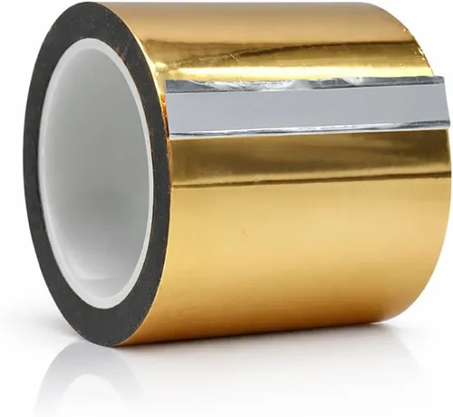 Miniatura 20 de WOD Tape MPFT2 - Cinta de película de poliéster metalizada Mylar plateada con adhesivo acrílico, 1/2 pulgada x 72 pies. Cinta plateada de espejo