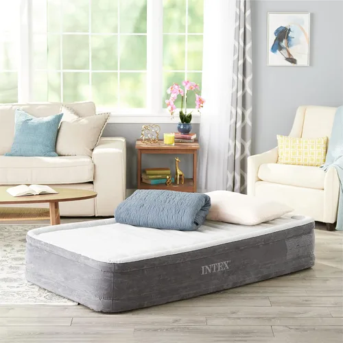 Miniatura 5 de Intex Recreation 67765E Comfort - Cama de aire Dura-Beam de tiro medio con bomba eléctrica incorporada, altura de la cama de 13 pulgadas