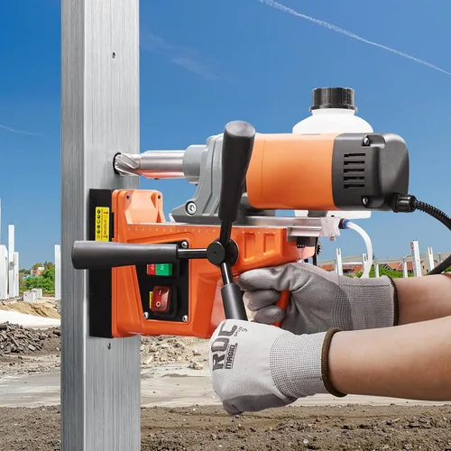 Miniatura 9 de VEVOR Prensa de Taladro Magnético, 1300W 3.99 cm de Diámetro de Taladro, Taladro Magnético Portátil de 2922 lbf de Potencia, 810 RPM, Máquina