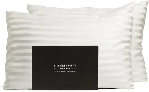 Miniatura 10 de Funda de almohada 100 % de seda pura de morera Fishers Finery de 30 mm (3/16 pulgadas), con calidad certificada por Good Houskeeping