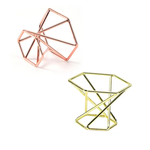 Miniatura 9 de SOLUSTRE Soporte elegante para esponja de maquillaje, 2 unidades, de acero inoxidable, diseño elegante para secado rápido, fácil acceso, para Dorado