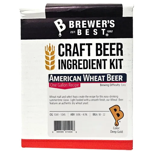 Miniatura 9 de Brewer's Best Kit de ingredientes de cerveza casera de un galón (cerveza de trigo americana)