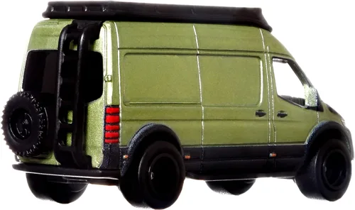 Miniatura 6 de Hot Wheels Car Culture Circuit Legend, Vehículo Coleccionable Premium de Mercedes-Benz Sprinter Van a Escala 1:64, Diseño de Alemania, Fundido a