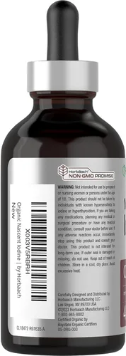 Miniatura 3 de Horbäach Yodo Nascent 325mcg 4oz Suplemento líquido orgánico Vitamina vegana, sin OMG y sin gluten