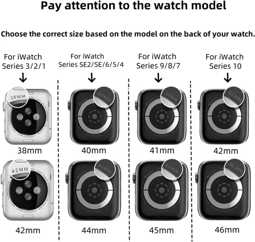 Miniatura 2 de Bling Silicone Bands Compatible For Apple Watch Band 38mm 40mm 41mm 42mm 44mm 45mm 46mm With Diamond Case, Soft Silicone Strap Color Changes with
