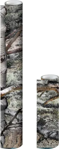 Miniatura 13 de Mossy Oak Patrones de Caza en Rollo de Camuflaje Mate, Envoltura de Vinilo Autoadhesiva, DIY (48"x12", Break-Up Country)