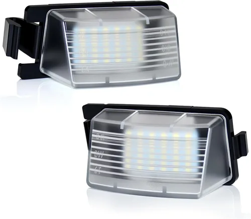 Miniatura 22 de D-Lumina Luces LED para matrícula, montaje de lámpara para Volkswagen VW Golf GTI MK4 MK5 MK6 MK7 CC Rabbit Polo EOS Phaeton Beetle Passat Scirocco