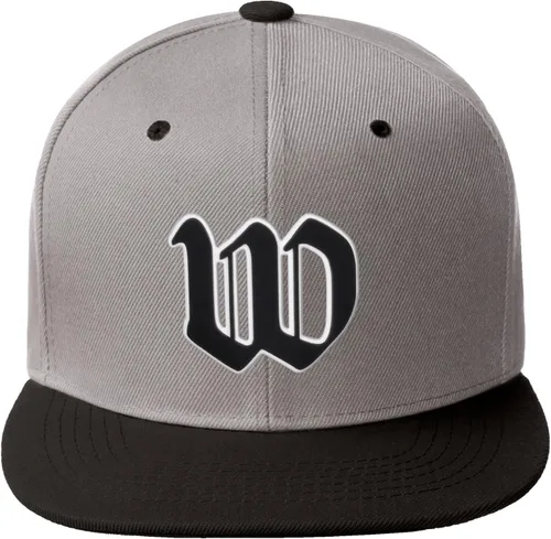 Miniatura 1093 de Daxton Gorra clásica con visera de billete plano con letras del alfabeto inglés antiguo de la A a la Z