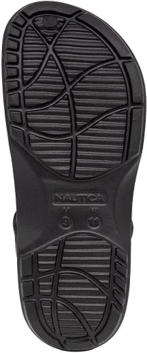 Miniatura 5 de Nautica Zuecos para hombre, sandalias deportivas deportivas, sin cordones con correa trasera ajustable, (zapatos de aguapantuflas peludas) River Edge