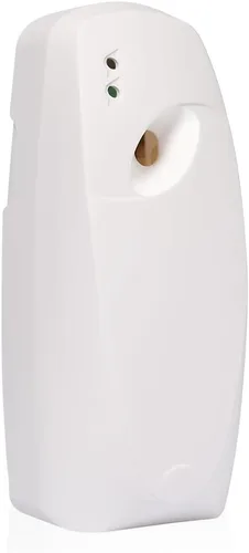1 paquete de dispensador automático de ambientador, contenedor de ambientador de aire, adecuado para latas de 5.51 x 2.56 pulgadas, capacidad de