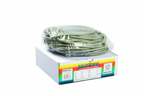 Miniatura 14 de CanDo – Tubos de libre ejercicio de látex, Rollo de 25 pies, Plateado , 1