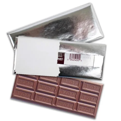 Miniatura 8 de Barras de caramelo de chocolate con leche envueltas en papel de aluminio rojo de 20 unidades (paquete de 20) - Recuerdos de fiesta de bricolaje