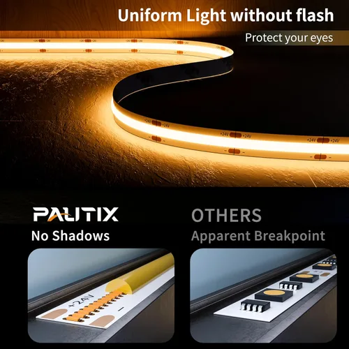 Miniatura 2 de PAUTIX COB - Tira de luz LED de 20 pies/20.0 ft, 3087 LED, blanco cálido, 2700 K, CRI90+, alto lumen, súper brillante, material sin plomo, cinta LED