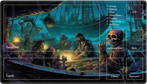 Miniatura 147 de Alfombra de juego con zonas para juego de cartas MTG, alfombras de juego de mesa, alfombras de juego de mesa de Magic, 61x35.5 cm, alfombra de juego