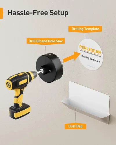 Miniatura 3 de Perlegear Ocultador de cable de TV para TV montado en la pared, protector de cable de TV para TV y altavoces montados en la pared, kit de gestión