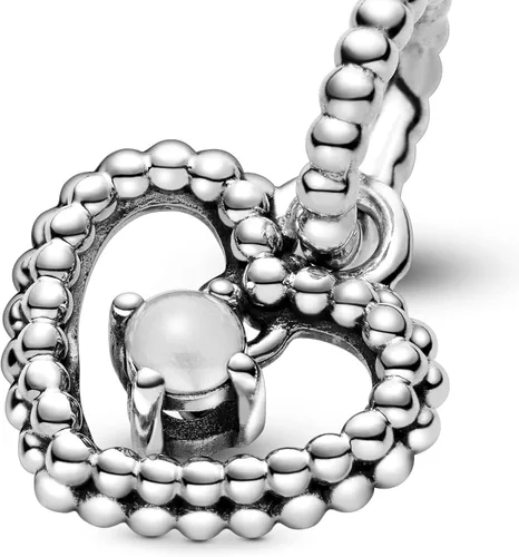 Miniatura 4 de PANDORA Colgante de plata de ley 925 con cuentas de cristal de cumpleaños