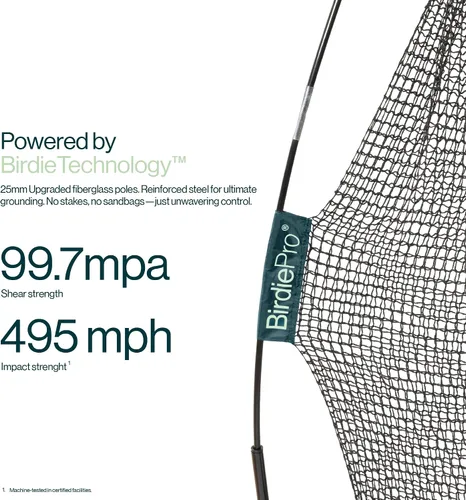 Miniatura 5 de BirdiePro® - Red de práctica de golf American Pro, red de golf resistente de 10 x 7 pies con objetivo EchoShield™ y red FlexWeave™, patio trasero