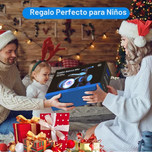 Miniatura 6 de ESPRAY - Bicicleta de equilibrio para bebés con iluminación colorida, para niños de 1 año, primera bicicleta para niños de 12 a 24 meses con asiento