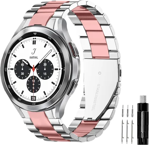 Miniatura 16 de GOLDTOLUCK No Gap Stainless Steel Band Compatible with Samsung Galaxy Watch 8 7 6 5 4 Classic FE Pro Ultra 40mm 44mm 46mm 43mm 47mm 45mm 42mm