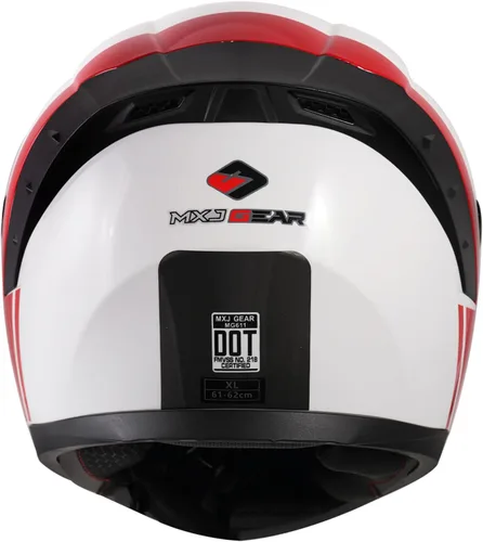 Miniatura 9 de Casco de motocicleta de cara completa, cascos para motocicleta de adultos, MG611, casco de motocicleta de carreras de calle con visera negra