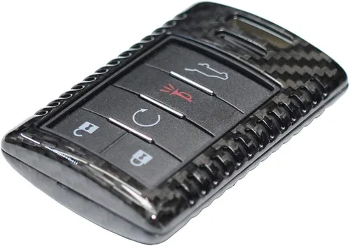 Miniatura 9 de Funda para llavero de fibra de carbono genuina para Chevrolet Captiva Corvette C7 Stingray Coupe Smart Car Remote Key Fob Case para hombres mujeres