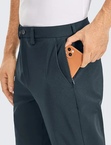 Miniatura 3 de CRZ YOGA Pantalones de golf cómodos para todo el día, tallas 303234 pulgadas de hombre, secado rápido, ligeros, con bolsillos, casuales