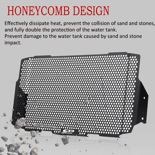 Miniatura 6 de Protector de radiador para motocicleta, cubierta de rejilla CB650R Neo Sports Cafe para CBR650R CBR 650R 2019-2022 2023 Accesorios (cb650r)