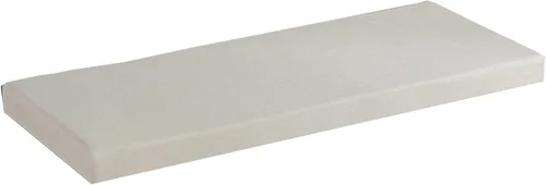 Elegante cojín de banco de color sólido con lazos, cojín antideslizante para banco de interiores y exteriores, cojín de muebles de patio, cojín de