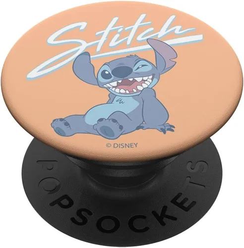 Miniatura 6 de Disney Lilo & Stitch Winking Stitch PopSockets MagSafe PopGrip para iPhone