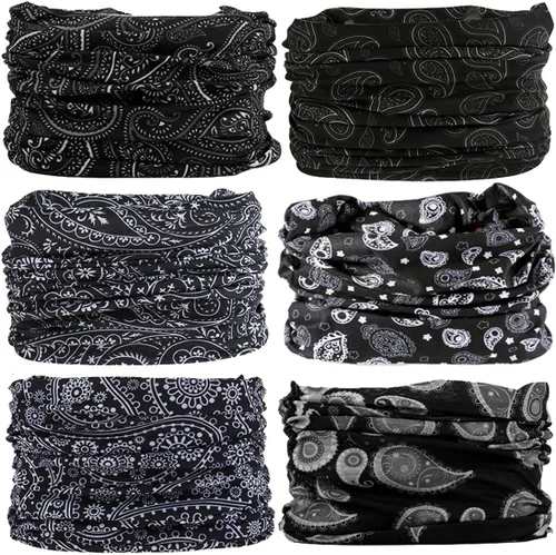 Miniatura 12 de Polaina para el cuello, máscara facial, bufanda bandana para hombres y mujeres, sol, polaina de tubo a prueba de polvo para ciclismo, motocicleta