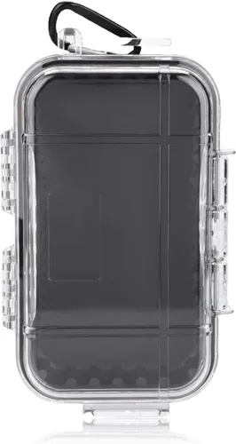 HERCHR Caja seca impermeable al aire libre, caja de almacenamiento hermética, carcasa rígida, caja de transporte para organizar aparejos para
