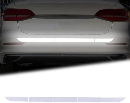 Miniatura 6 de Adhesivo reflectante para parachoques trasero de automóvil, tiras reflectantes para maletero de automóvil, cintas de advertencia de visibilidad Azul