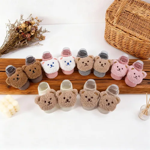 Miniatura 7 de Baby Girl Non Slip Cute Flower Grippy Socks Soft Breathable Cotton Toddler Ankle Socks Anti Skid Newborns