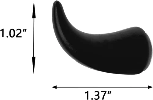 Miniatura 3 de Xotic Tech - 2 calcomanías de espuma sintética de 1.37 x 1.02 pulgadas, interior de cuerno de toro de diablo pequeño, consola central, control