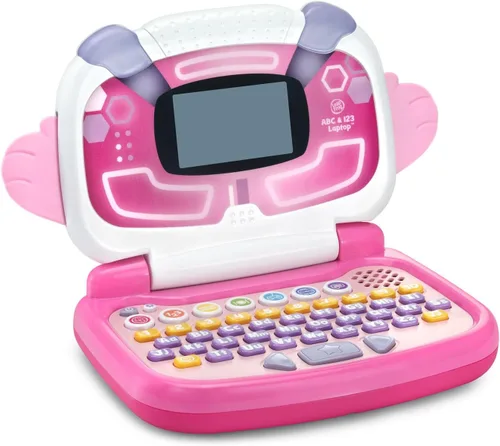Miniatura 8 de LeapFrog ABC y 123 Laptop para preescolares de 3 a 7 años, color rosa