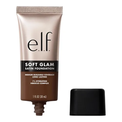 Miniatura 30 de e.l.f. Base de Maquillaje Soft Glam, Cobertura Media, Base de Larga Duración y Modulable para un Acabado Suave y Satinado, Vegana y Libre de 55