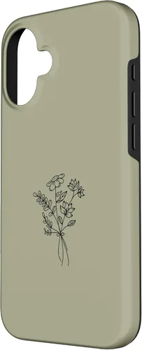 Miniatura 2 de Funda para iPhone 16 Wildlfower Floral Flower Khaki