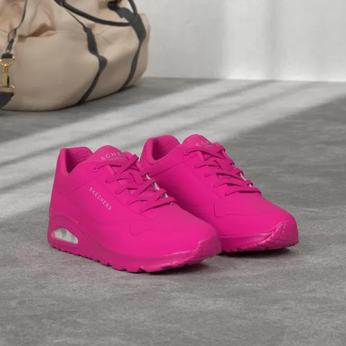 Miniatura 8 de Skechers Uno - Night Shades Zapatos deportivos para mujer, tenis con espuma viscoelástica refrescante, entresuela Skech-Air y empeine de Durabuck