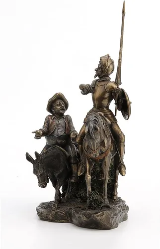 Miniatura 7 de Estatua de Don Quijote y Sancho Panza
