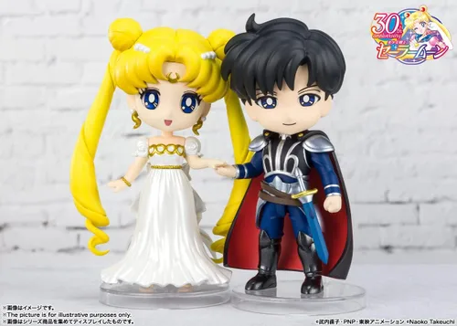 Miniatura 8 de TAMASHII NATIONS - Pretty Guardian Sailor Moon - Princesa Serenity, Bandai Spirits Figuarts Mini Figura de Acción Princesa Serenidad