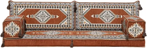 Miniatura 52 de arabicsofa Sofá de piso árabe Jalsa - Sofá tradicional hecho a mano para sala de estar