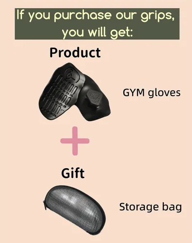 Miniatura 9 de Guantes de entrenamiento de goma de agarre fuerte para gimnasio, agarres antideslizantes para levantamiento de pesas, agarres ligeros