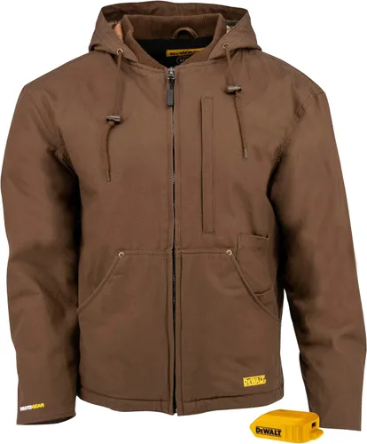 Miniatura 10 de DEWALT Chaqueta de concha suave calentada ligera DEWALT Juego de chaqueta de concha suave calentada ligera Tabaco