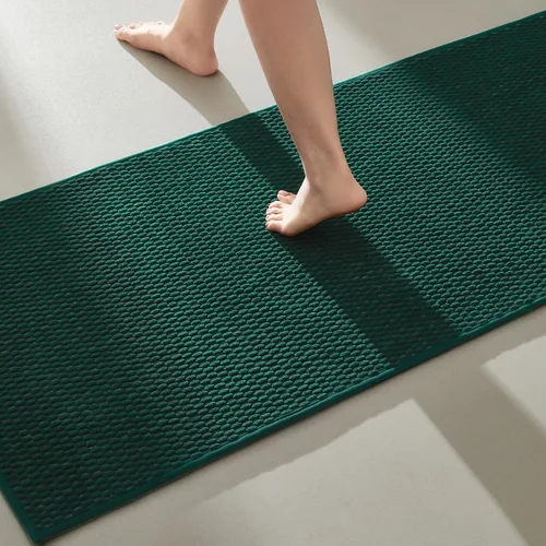 Miniatura 60 de TYUU Alfombras de Baño Antideslizantes Lavables, Tapete de Baño Súper Absorbente Delgado de Pila Baja para Secar Rápido, Alfombra de Baño Pequeña