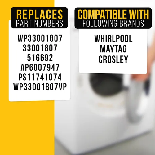 Miniatura 7 de PartsBroz Sello de fieltro para tambor de secadora WP33001807 para Whirlpool Maytag Crosley parte reemplazo AP6007947 PS11741074 WP33001807VP