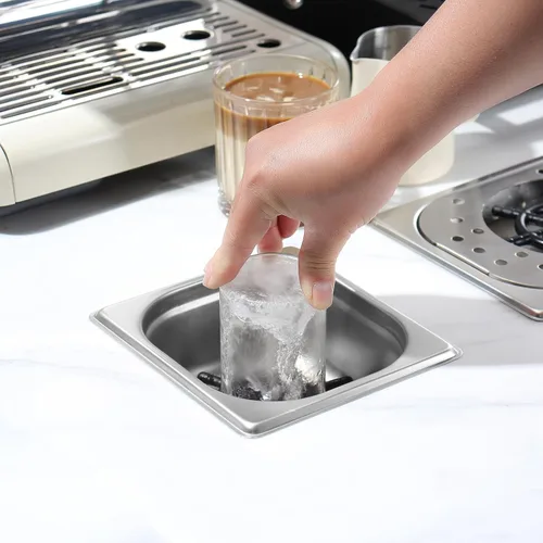 Miniatura 4 de DIBTSA - Enjuagadora para jarra, lavadora automática de tazas de vidrio, acero inoxidable 304, para café, leche, té, hogar, cocina, hotel, bar